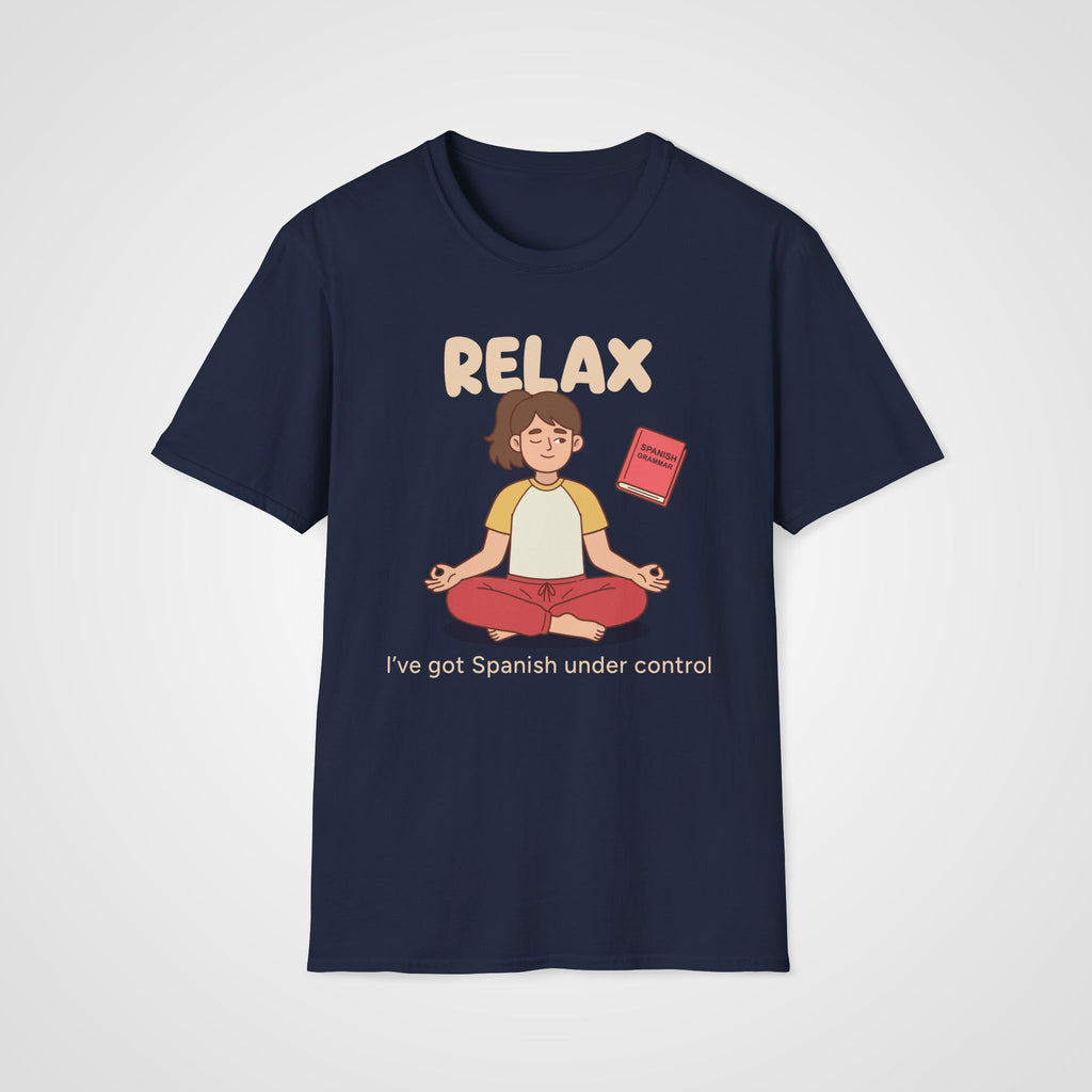 Spanish Under Control T-Shirt in Navy