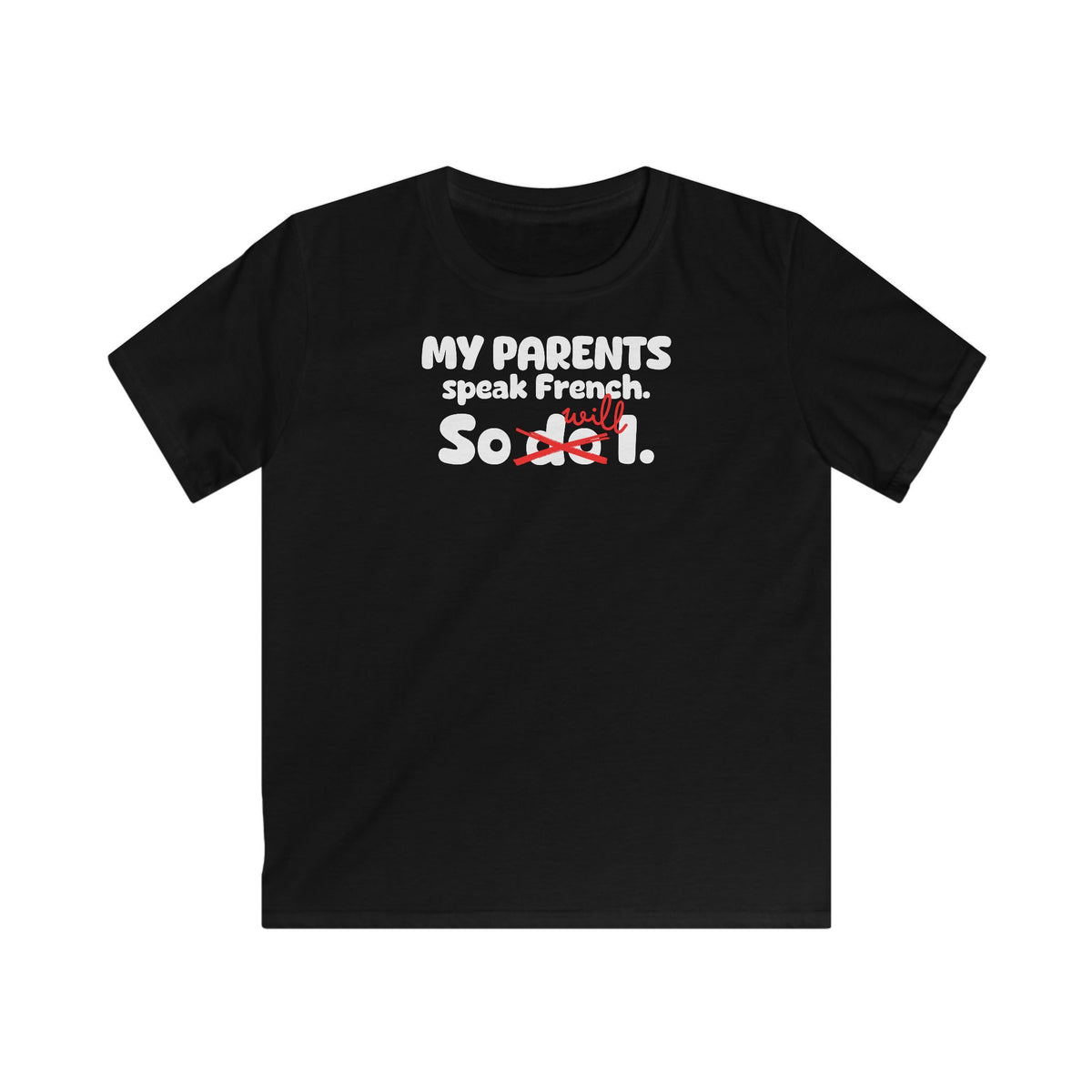 Parents Legacy Kids T-Shirt in Black