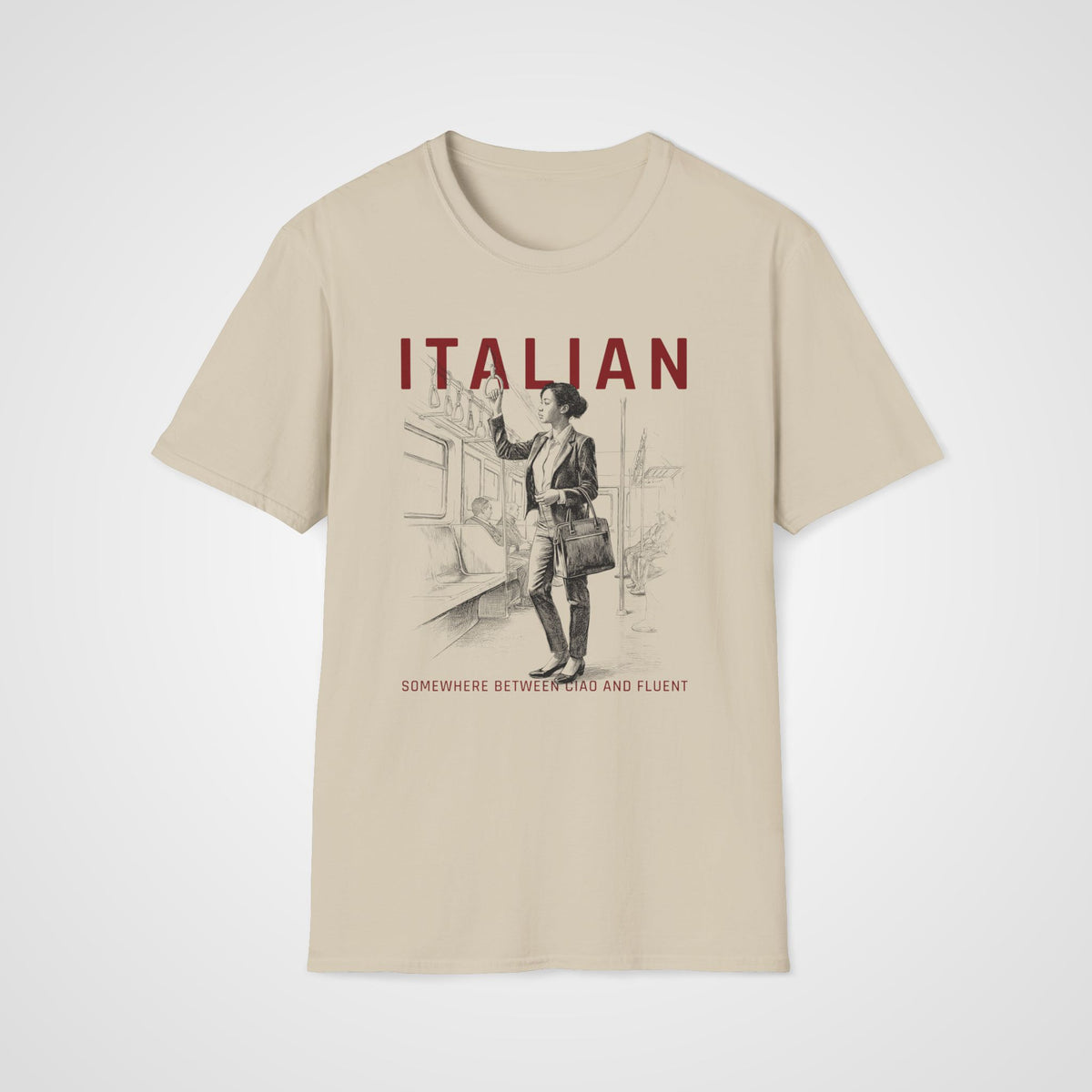 Between Ciao and Fluent T-Shirt in Sand