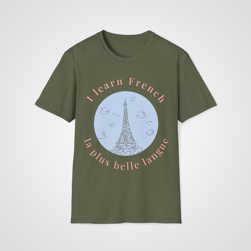 La Plus Belle Langue T-Shirt in Military Green