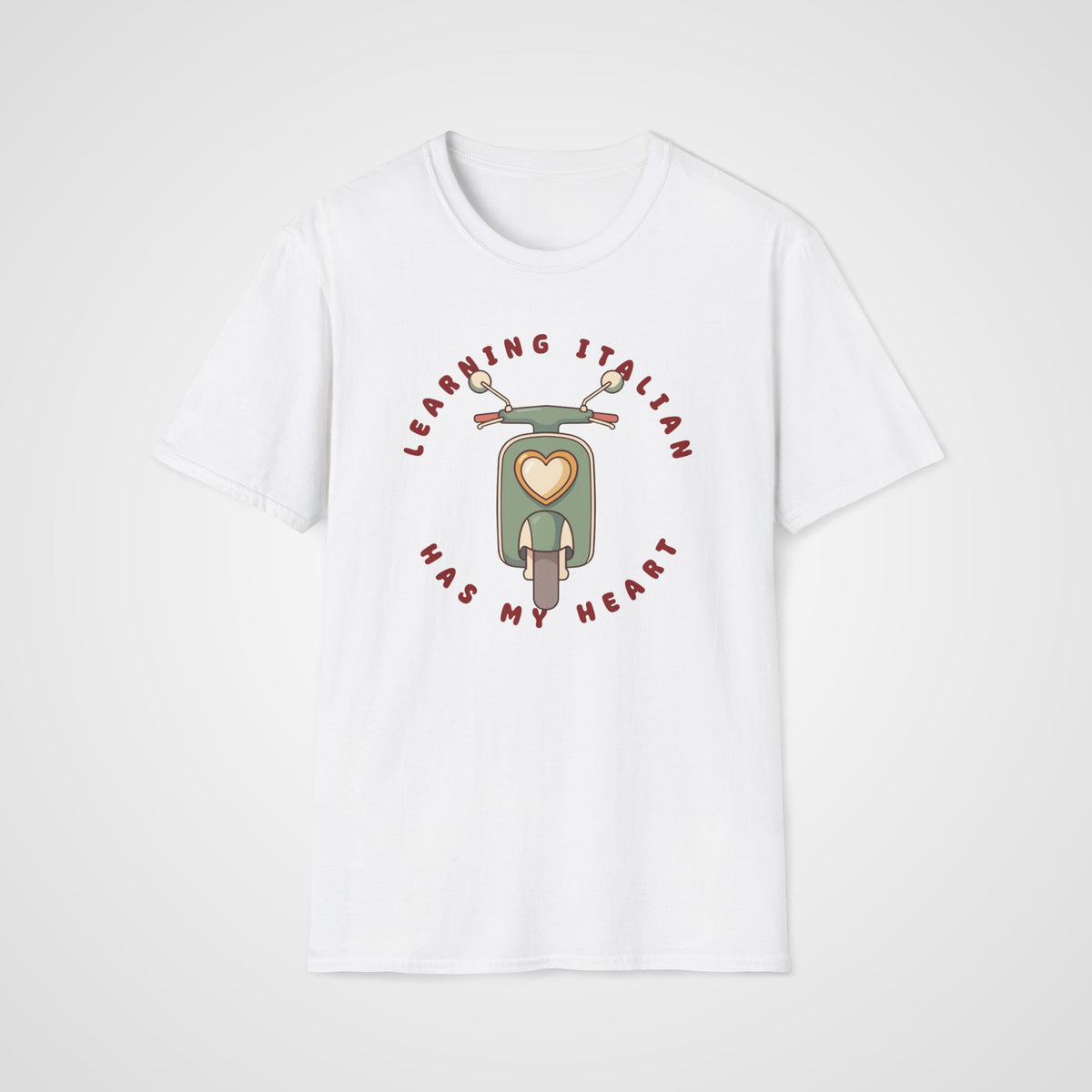 Italian Has My Heart T-Shirt in White