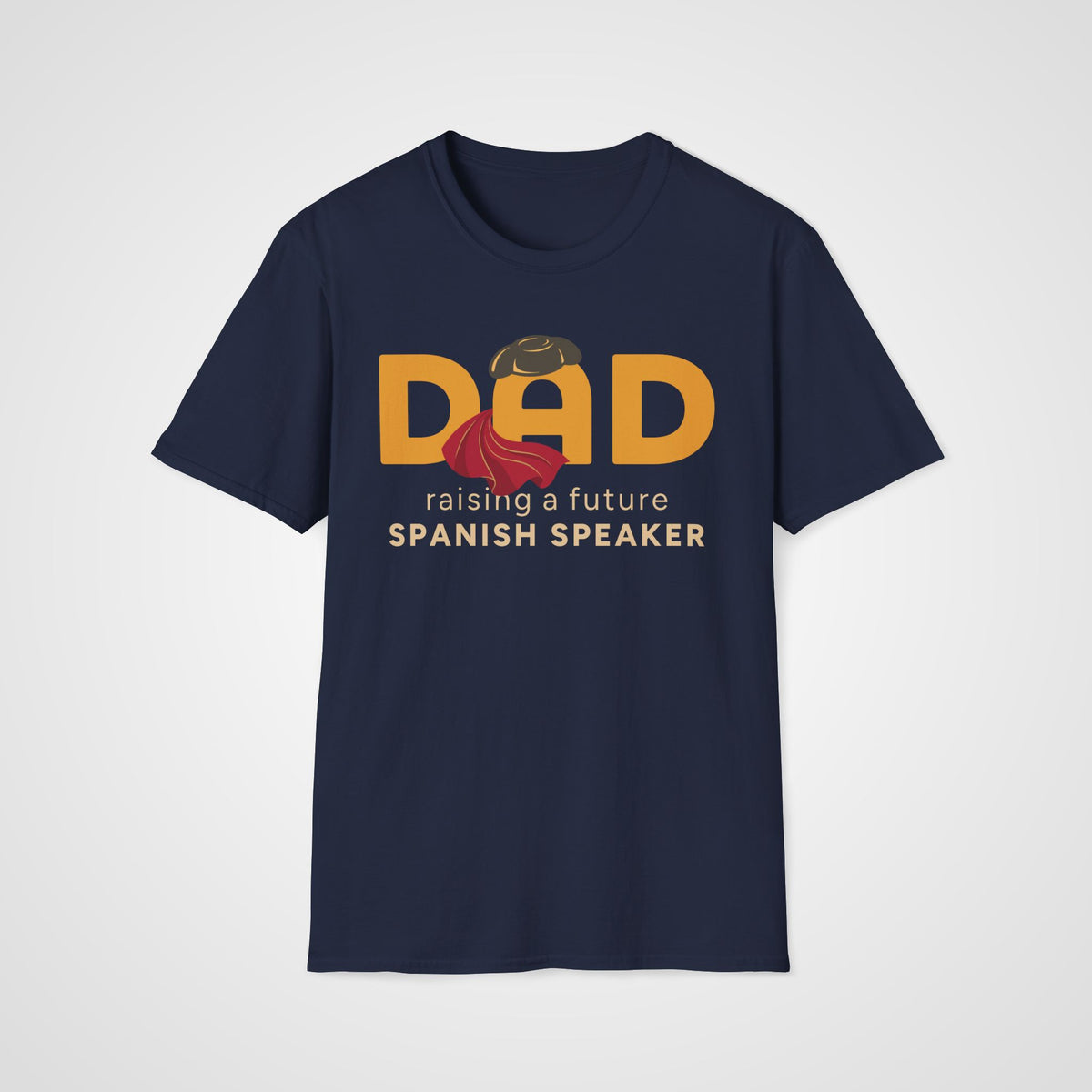 Spanish Learner Dad T-Shirt in Navy