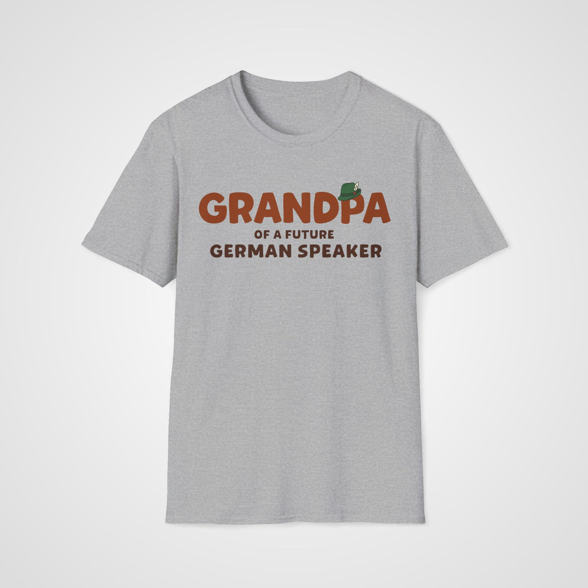 Learner Grandpa T-Shirt in Sport Gray