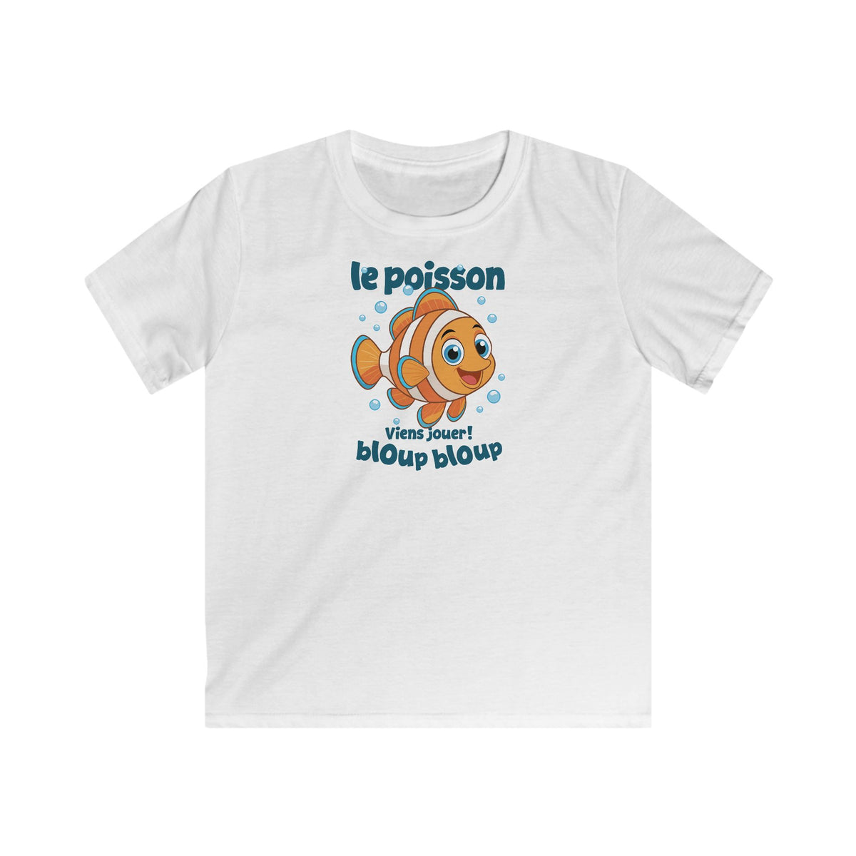 Le Poisson Kids T-Shirt in White
