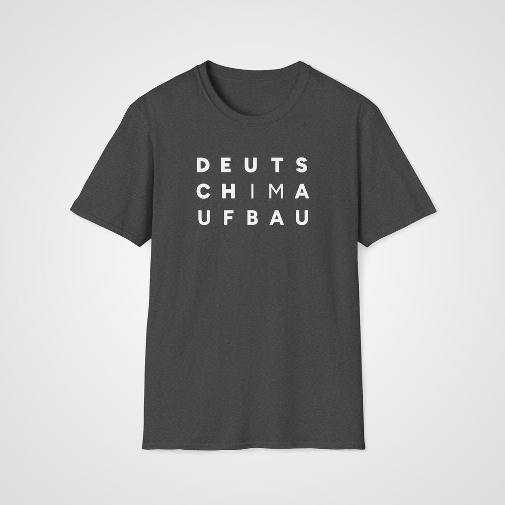 Deutsch im Aufbau T-Shirt in Dark Heather