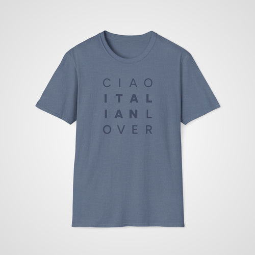 Ciao Italian Lover T-Shirt in Heather Indigo