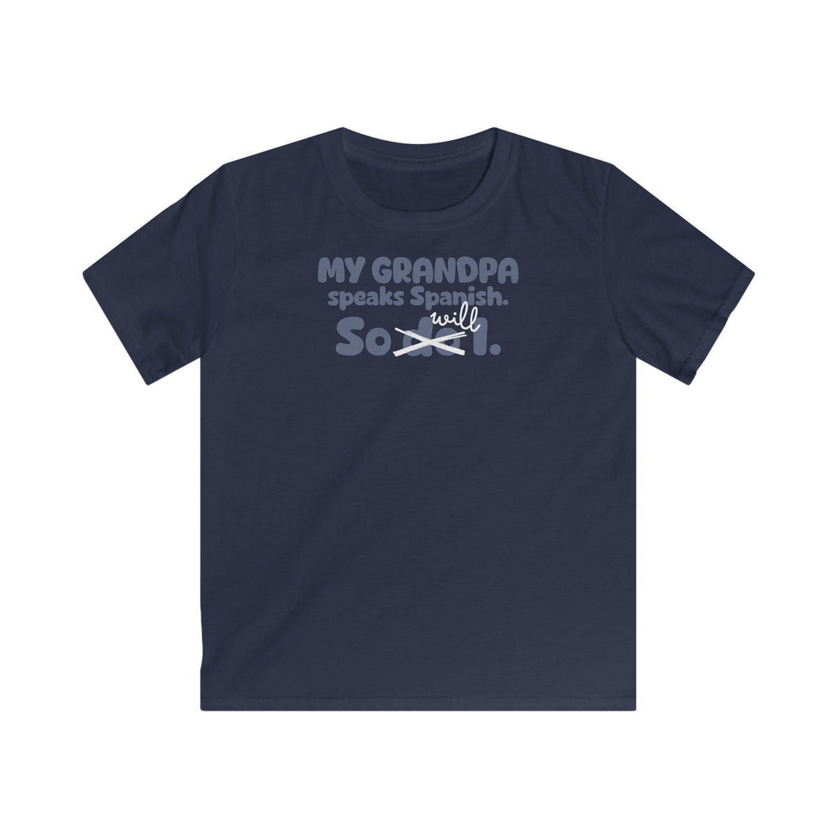 Grandpa Spanish Legacy T-Shirt in Navy
