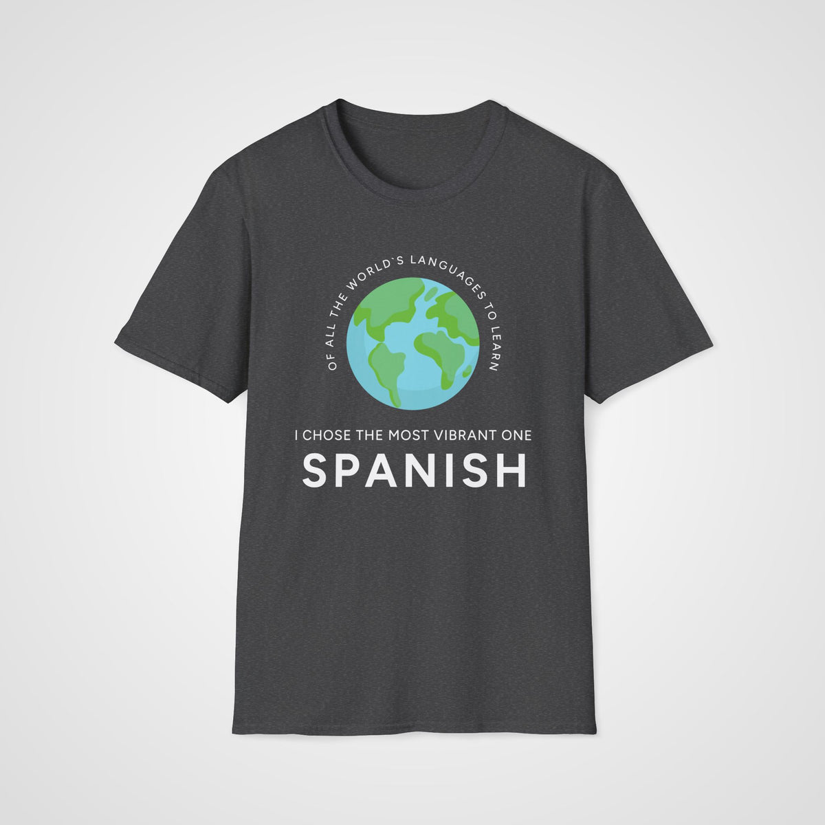 Vibrant Spanish T-Shirt in Dark Heather