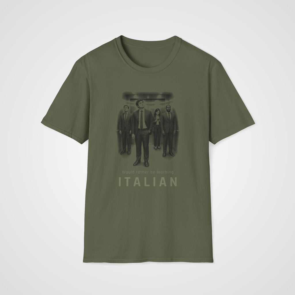Italian Instead T-Shirt in Military Green
