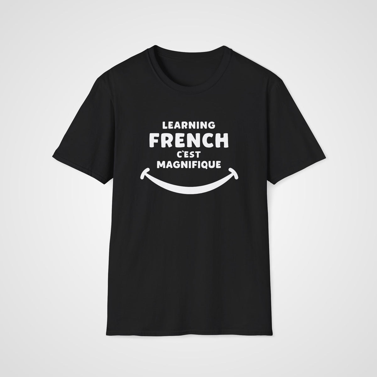 C'est Magnifique French T-Shirt in Black