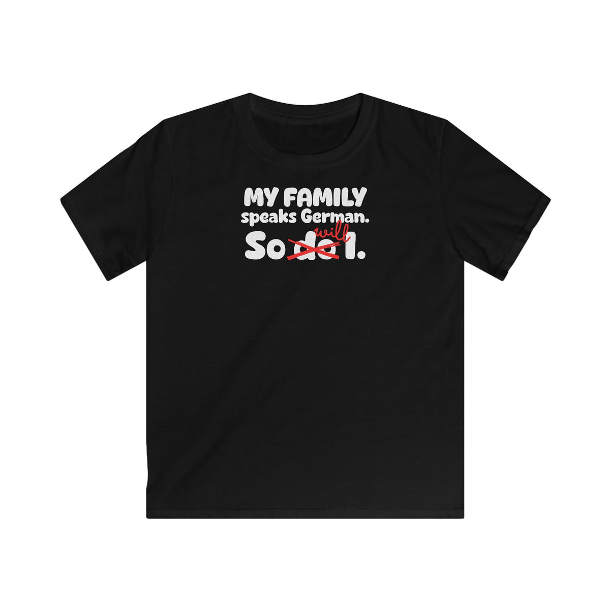 Family Legacy Kids T-Shirt in Black