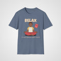 Relax Spanish Learner T-Shirt in Heather Indigo