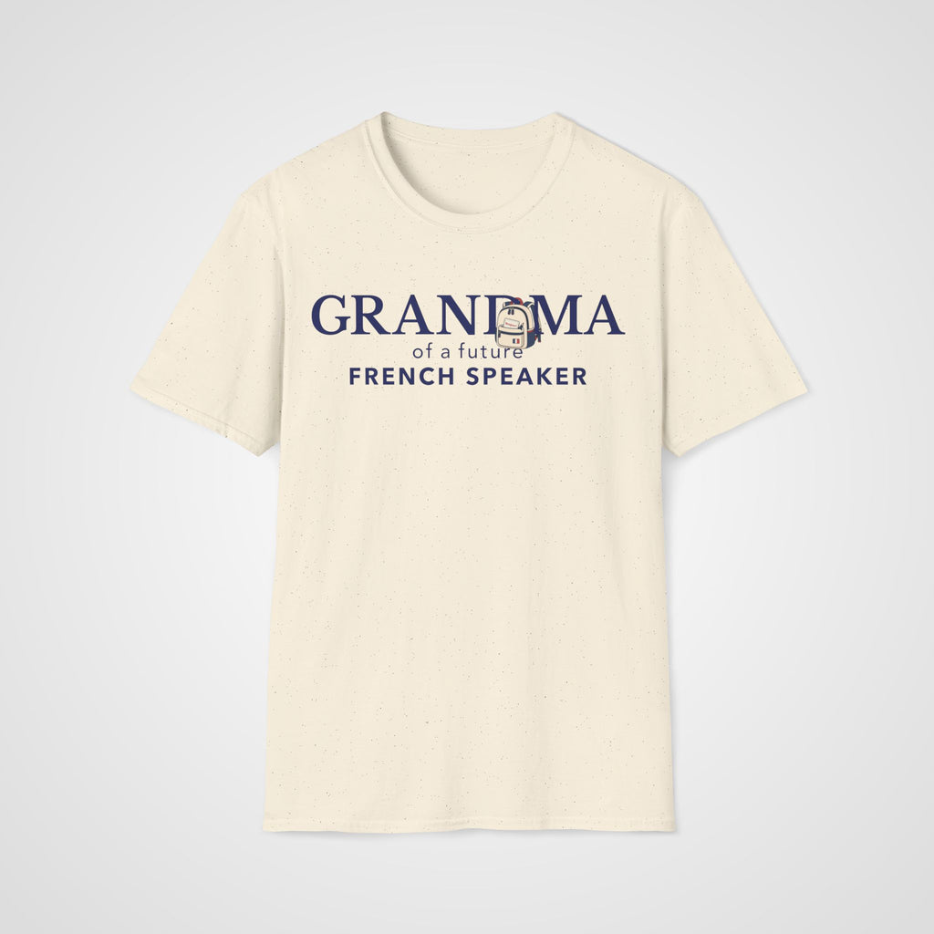 French Learner Grandma T-Shirt in Natural