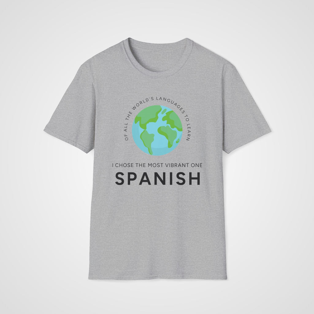 Vibrant Spanish T-Shirt in Sport Gray