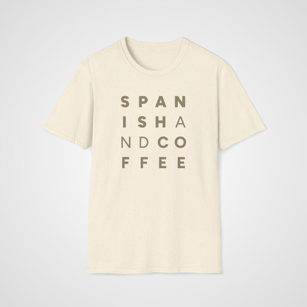 Spanish and Coffee T-Shirt in Natural