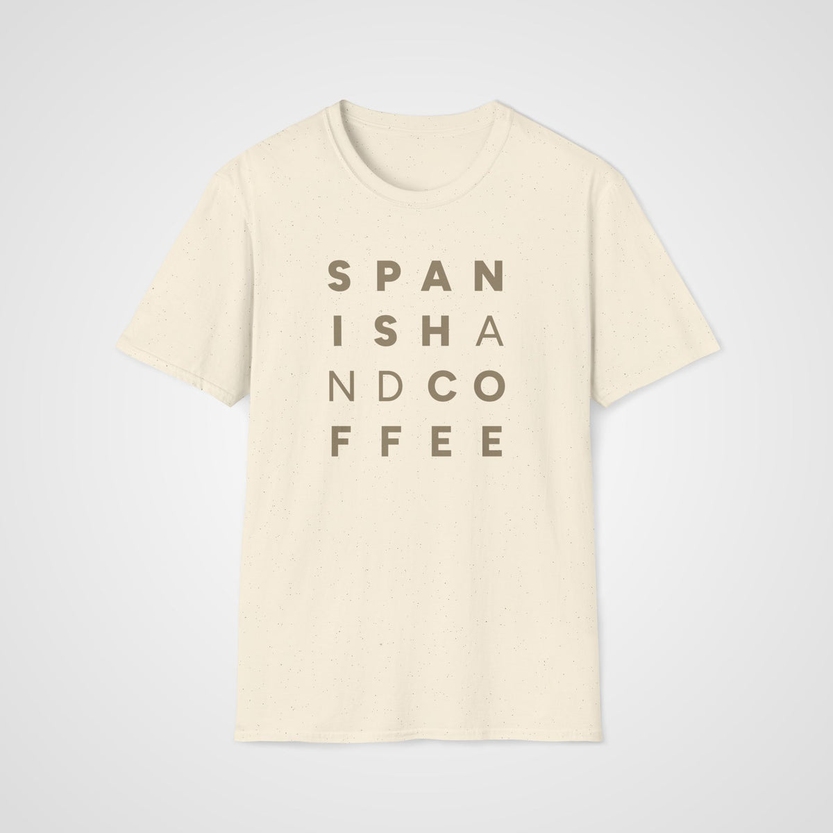 Spanish and Coffee T-Shirt in Natural
