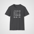 J'adore le Français T-Shirt in Dark Heather