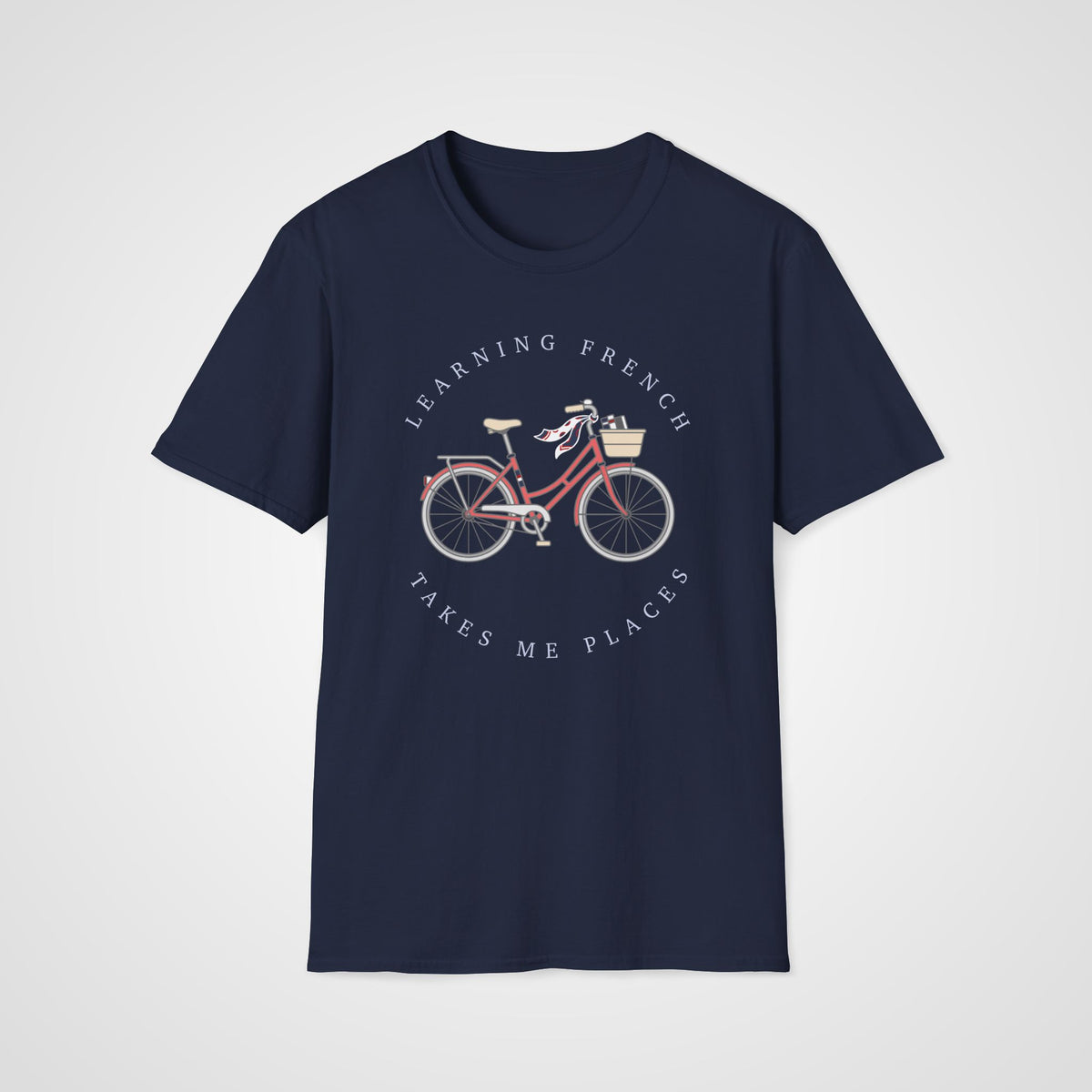 French Takes Me Places T-Shirt in Navy