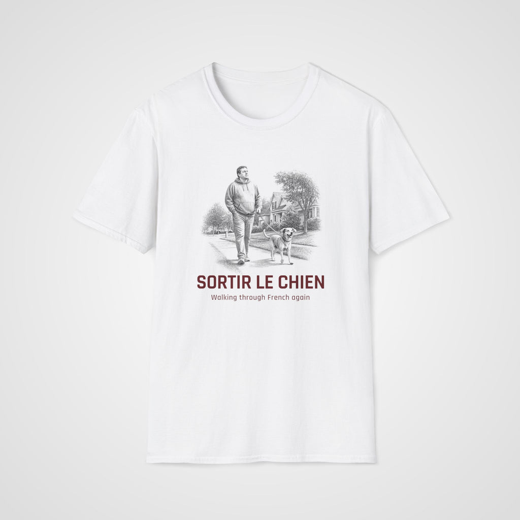 Sortir le Chien T-Shirt in White