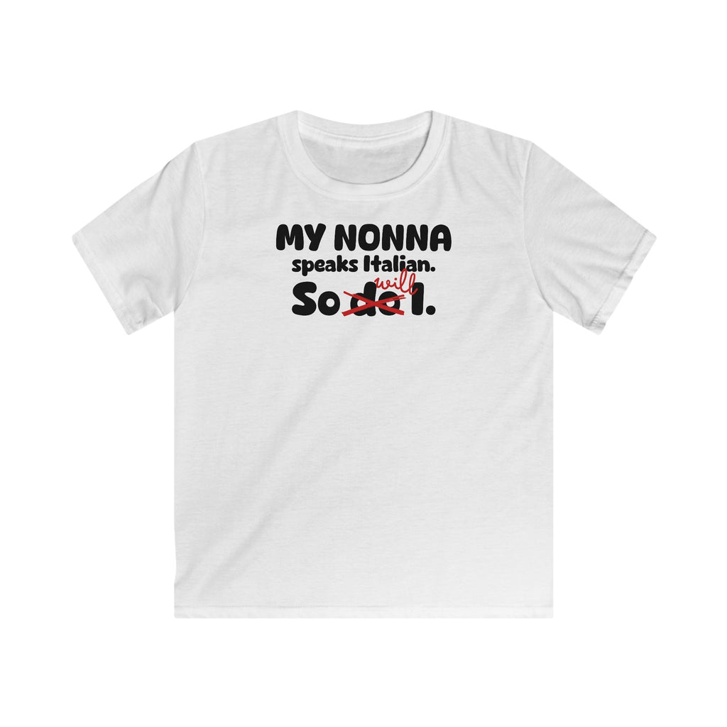 Nonna Legacy Kids T-Shirt in White
