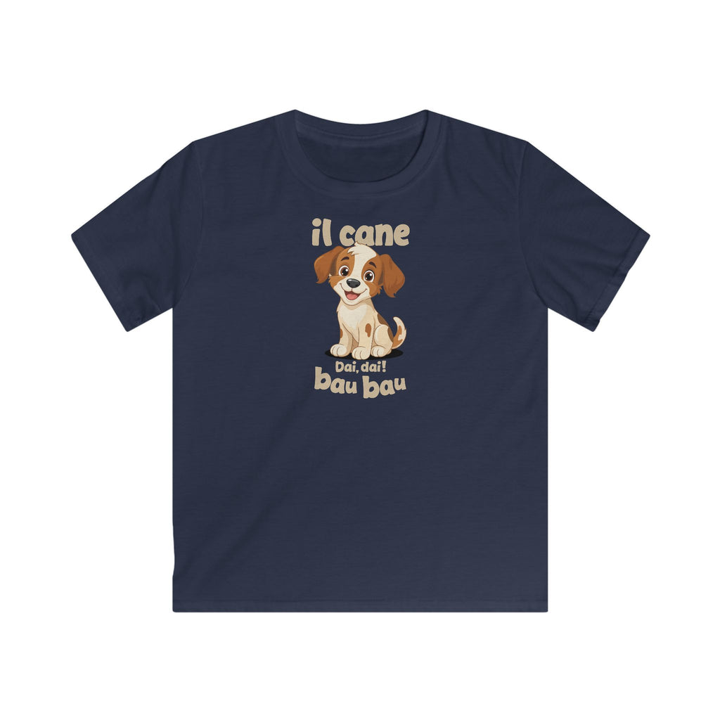 Il Cane Italian Kids T-Shirt in Navy