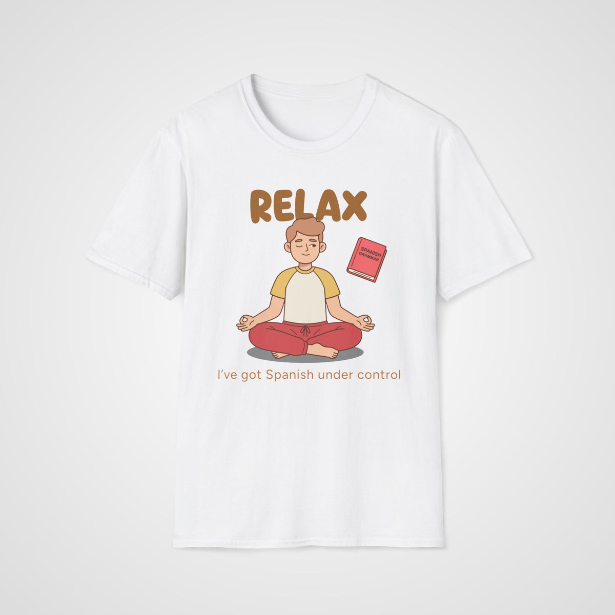 Spanish Grammar Relax T-Shirt in White
