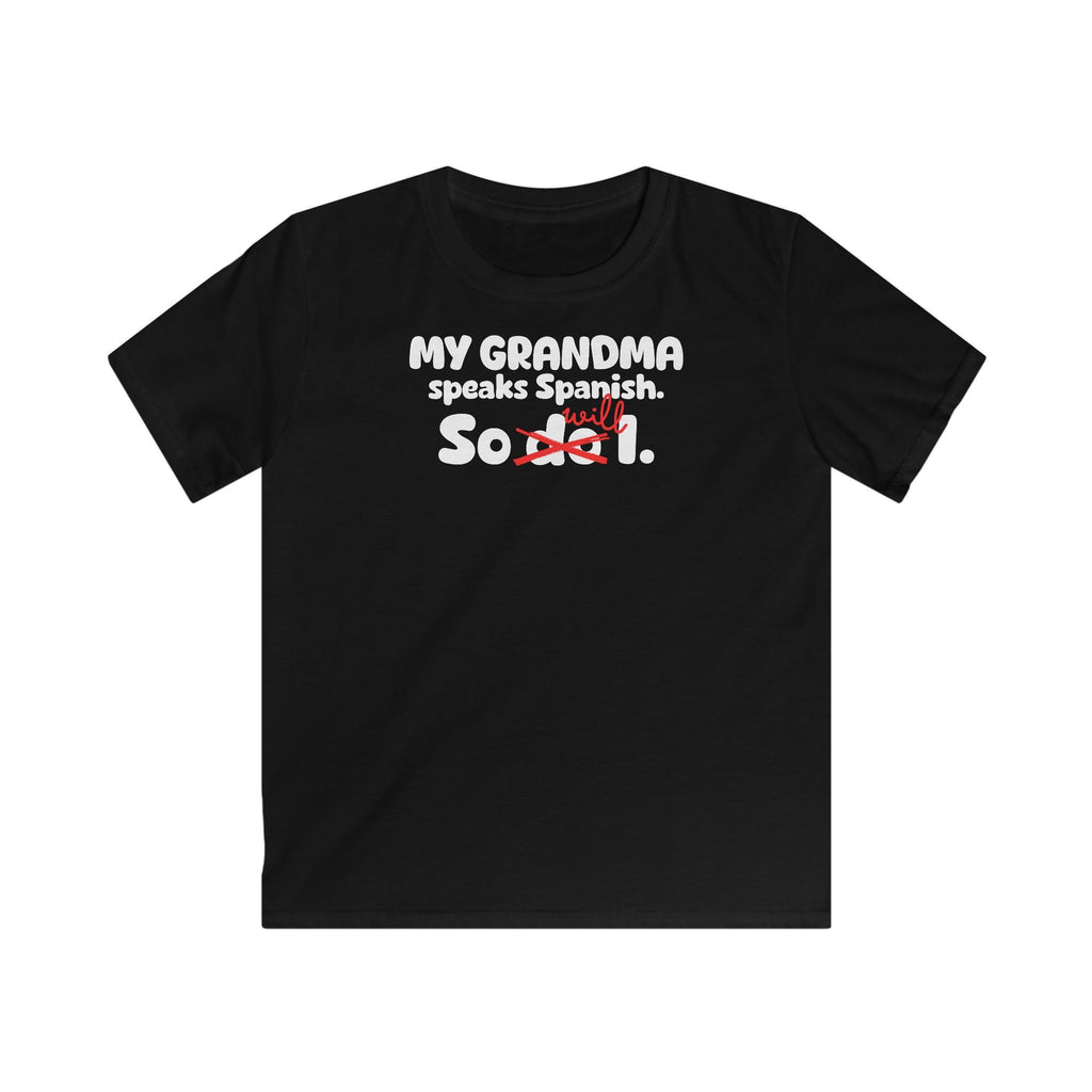 Grandma Legacy Kids T-Shirt in Black