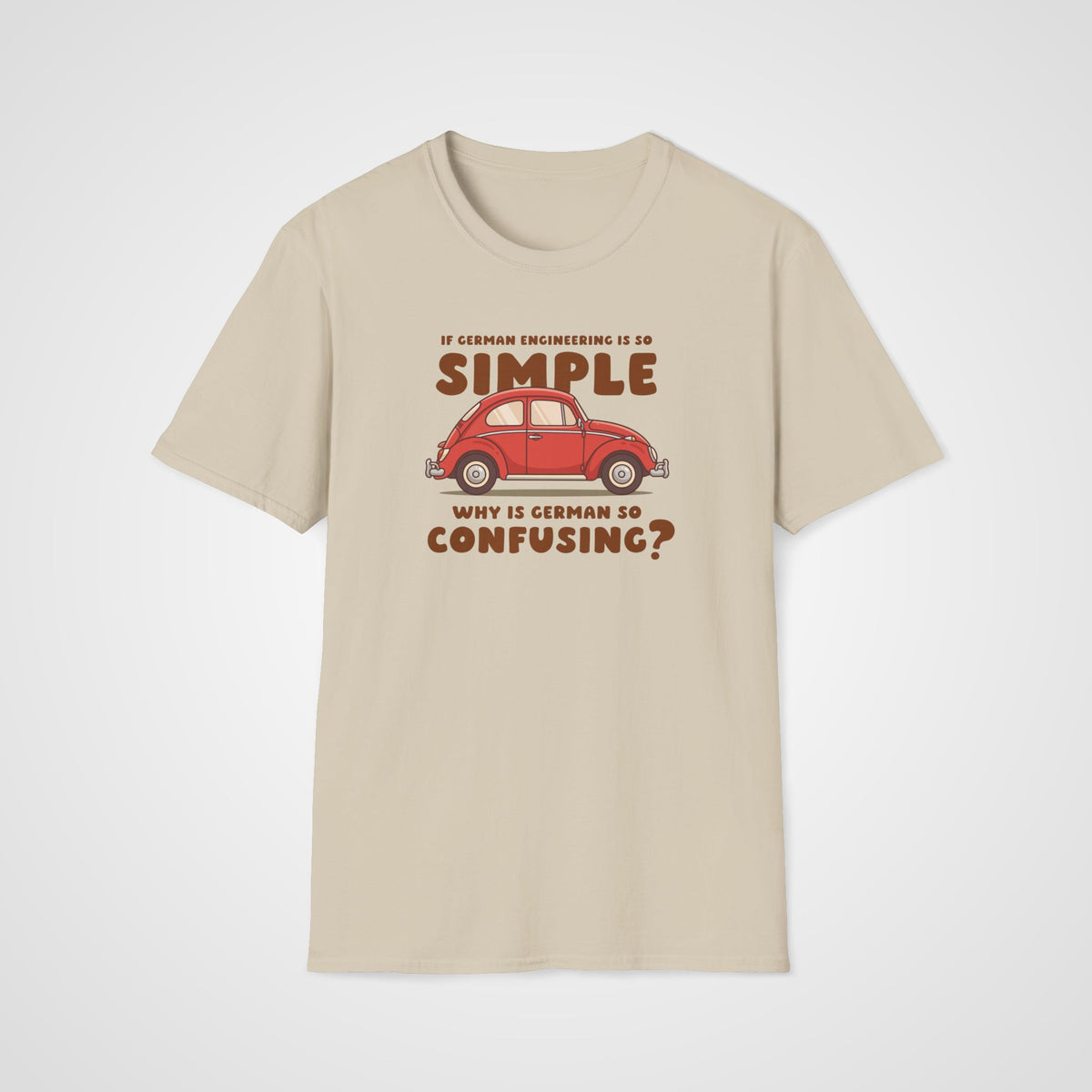 German Engineering T-Shirt in Sand