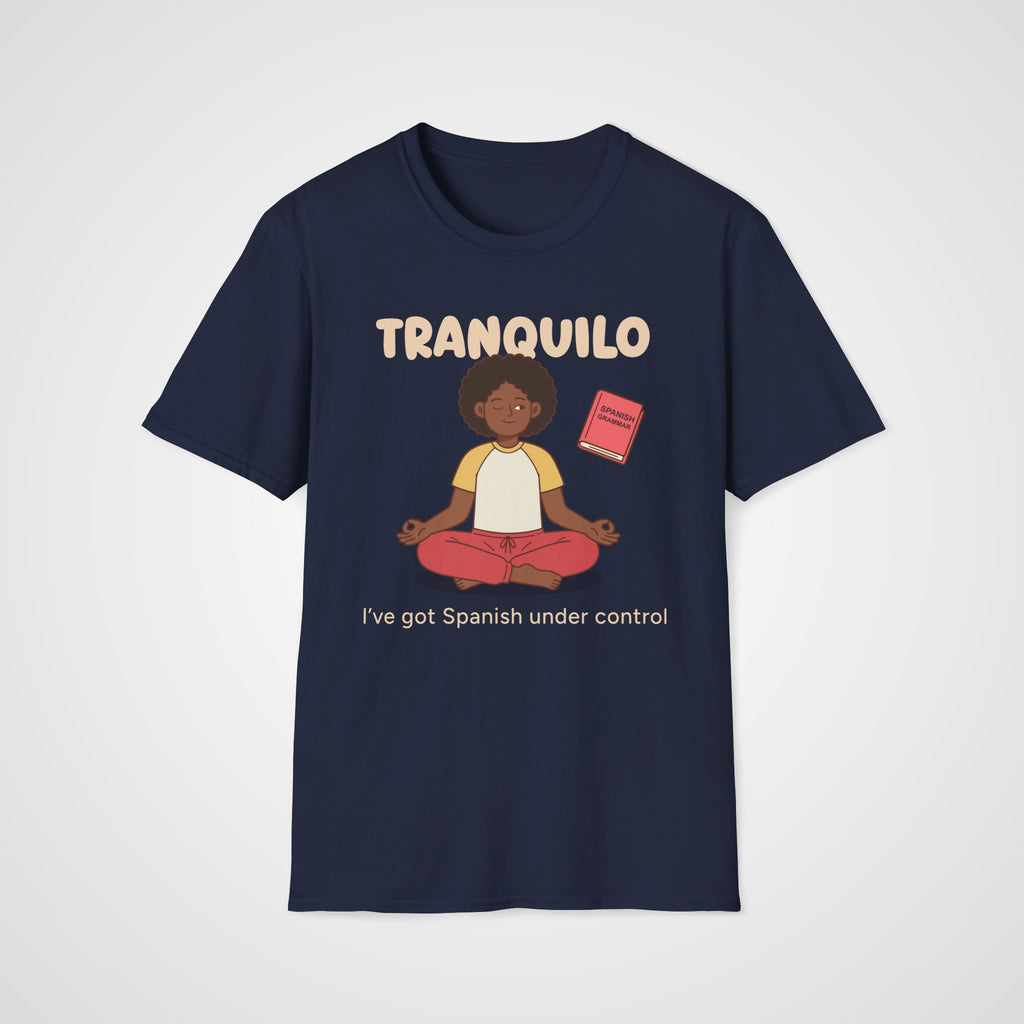 Spanish under Control T-Shirt in Navy