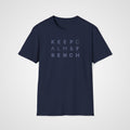 Keep Calm & French T-Shirt in Navy