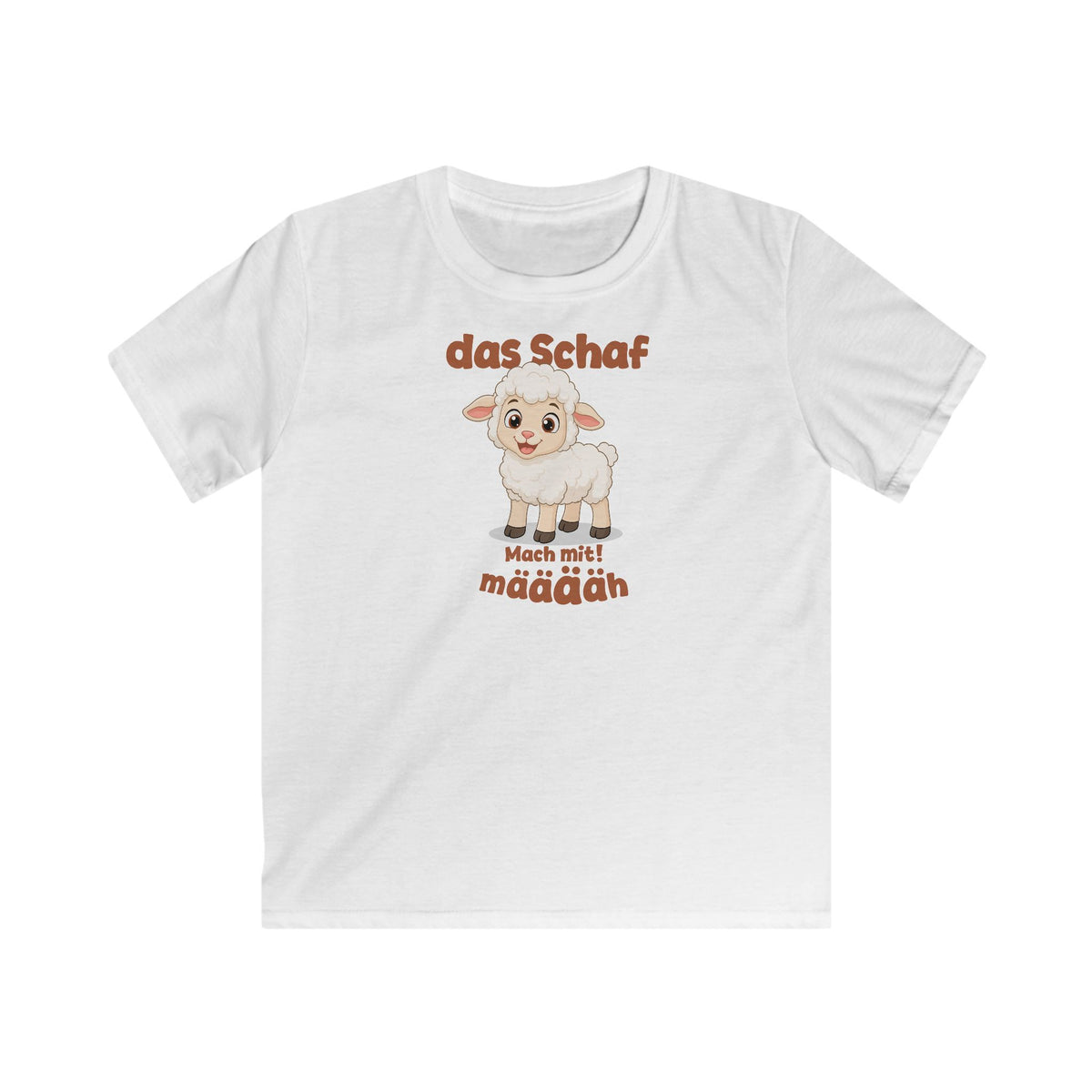 German Sheep Kids T-Shirt in White