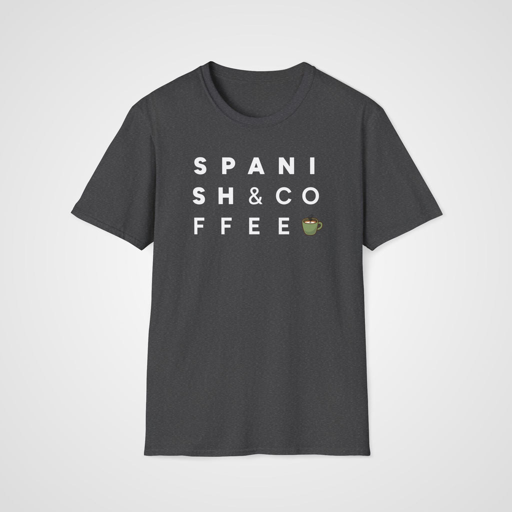 Spanish & Coffee T-Shirt in Dark Heather