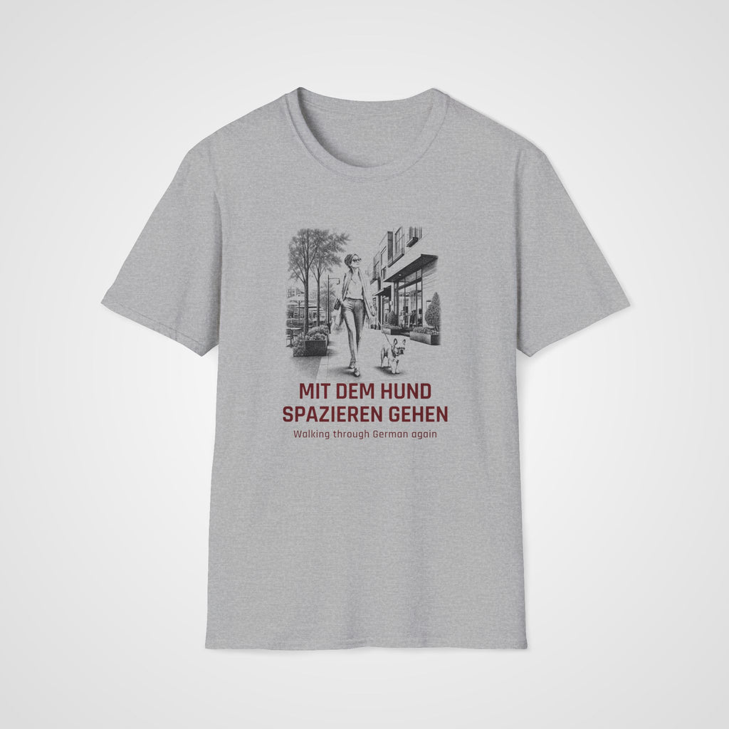 German Dog Walk T-Shirt in Sport Gray