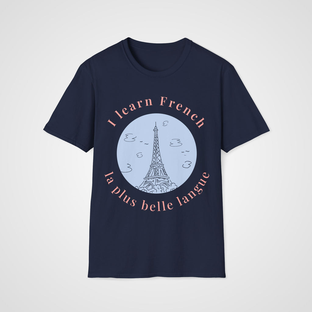 La Plus Belle Langue T-Shirt in Navy