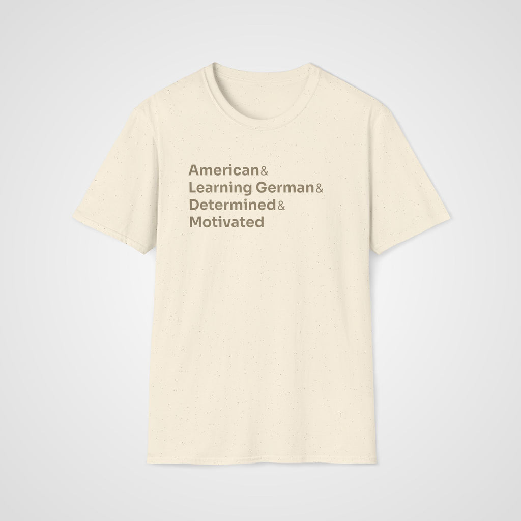 German Learner T-Shirt in Natural
