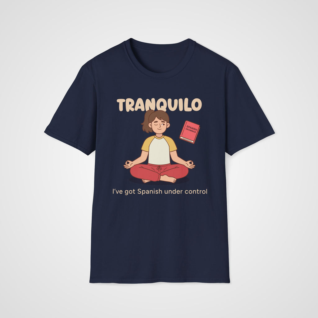 Spanish Tranquilo Study T-Shirt in Navy