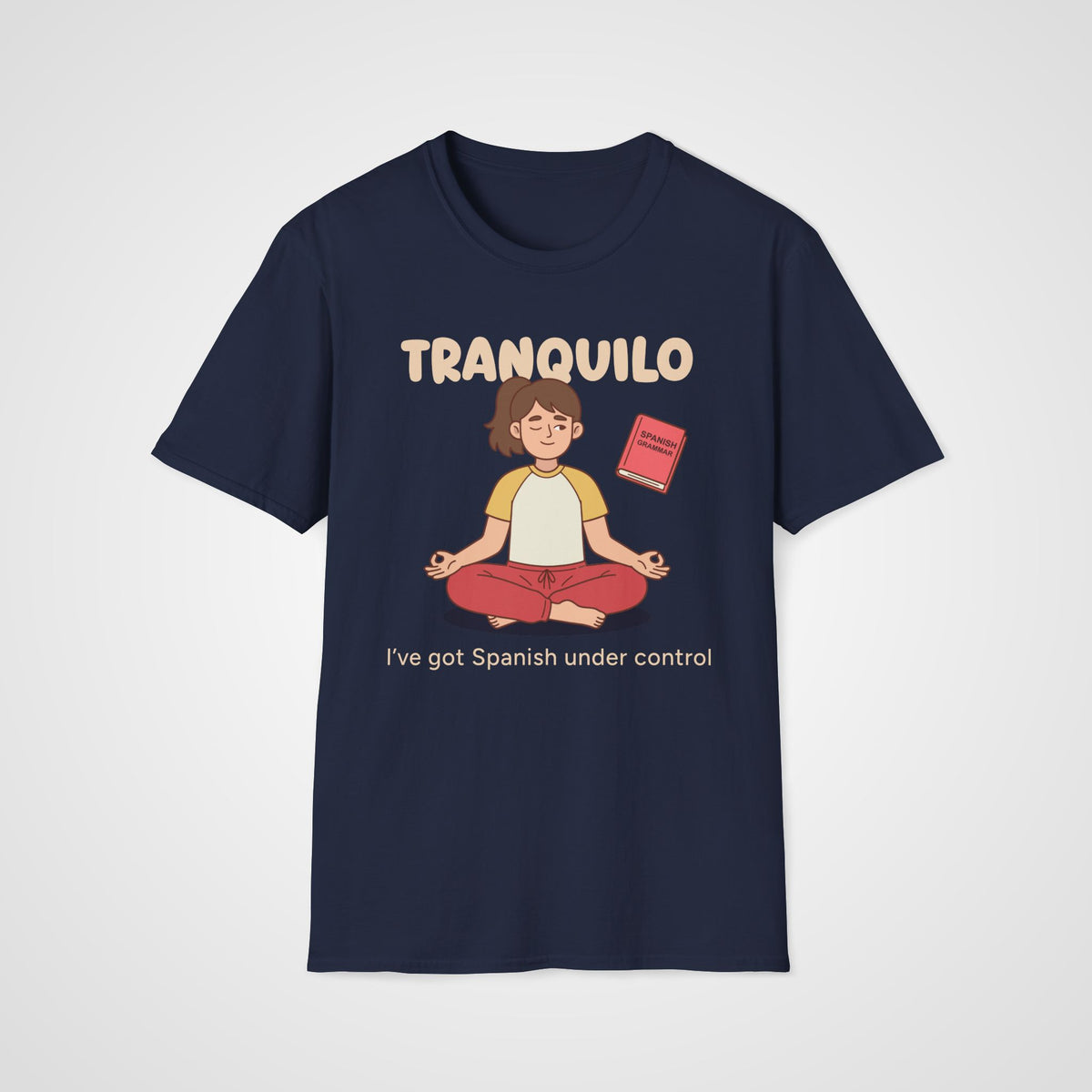 Spanish Tranquilo Study T-Shirt in Navy