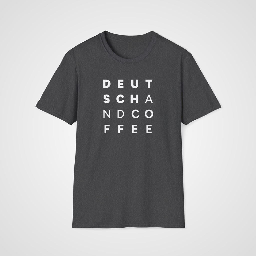 Deutsch & Coffee T-Shirt in Dark Heather