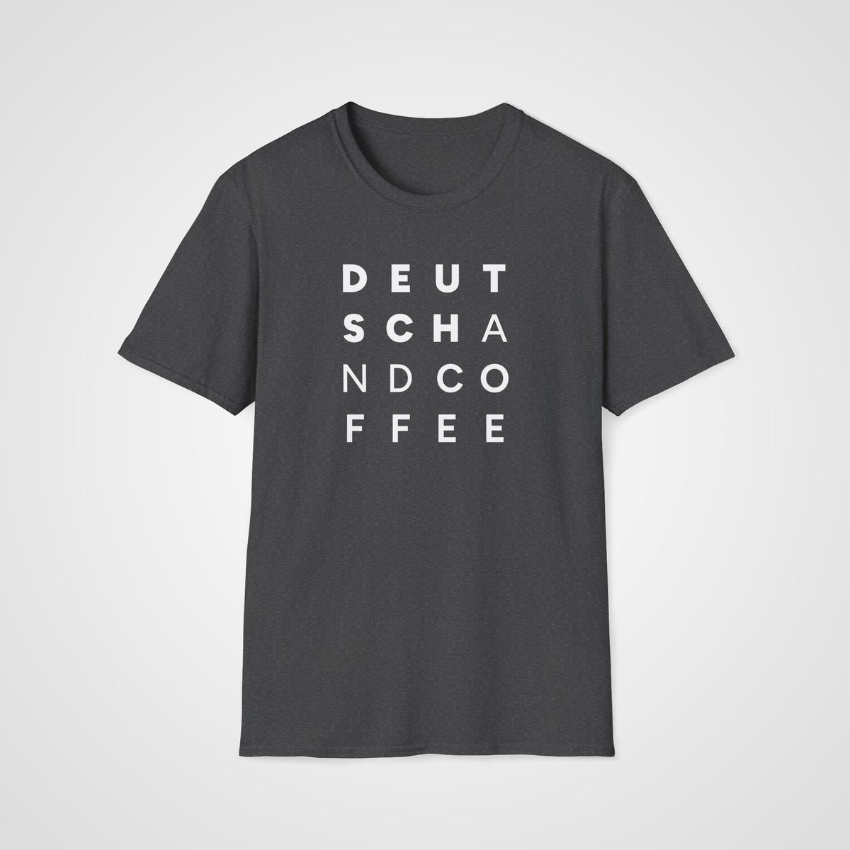 Deutsch & Coffee T-Shirt in Dark Heather