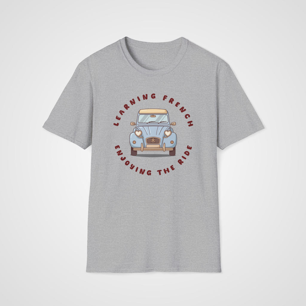 Enjoying the Ride French T-Shirt in Sport Gray