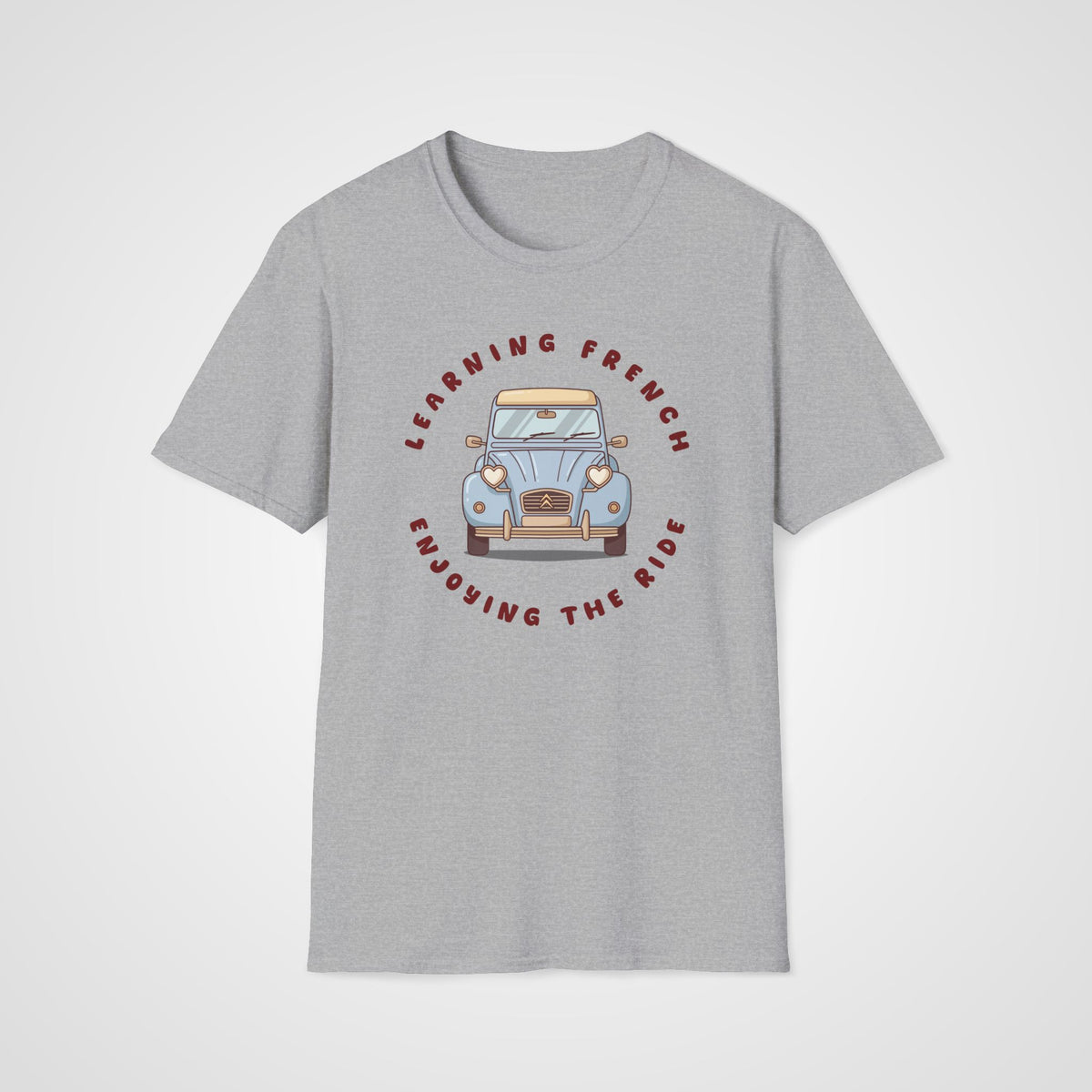 Enjoying the Ride French T-Shirt in Sport Gray