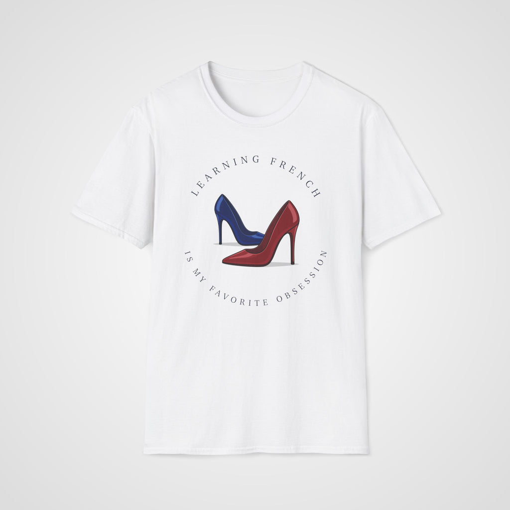 French Is My Obsession T-Shirt in White