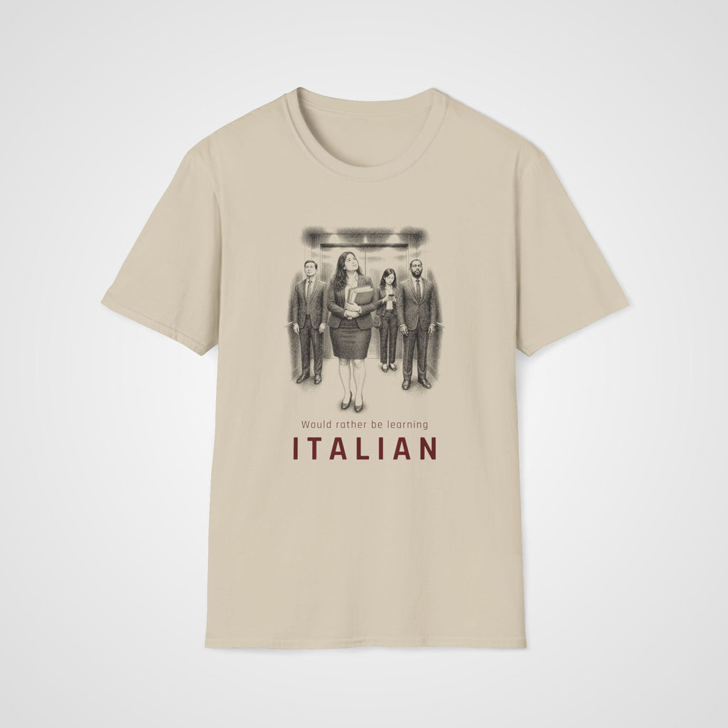 Italian Instead T-Shirt in Sand