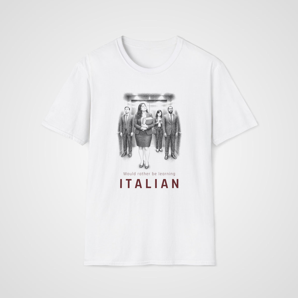 Italian Instead T-Shirt in White