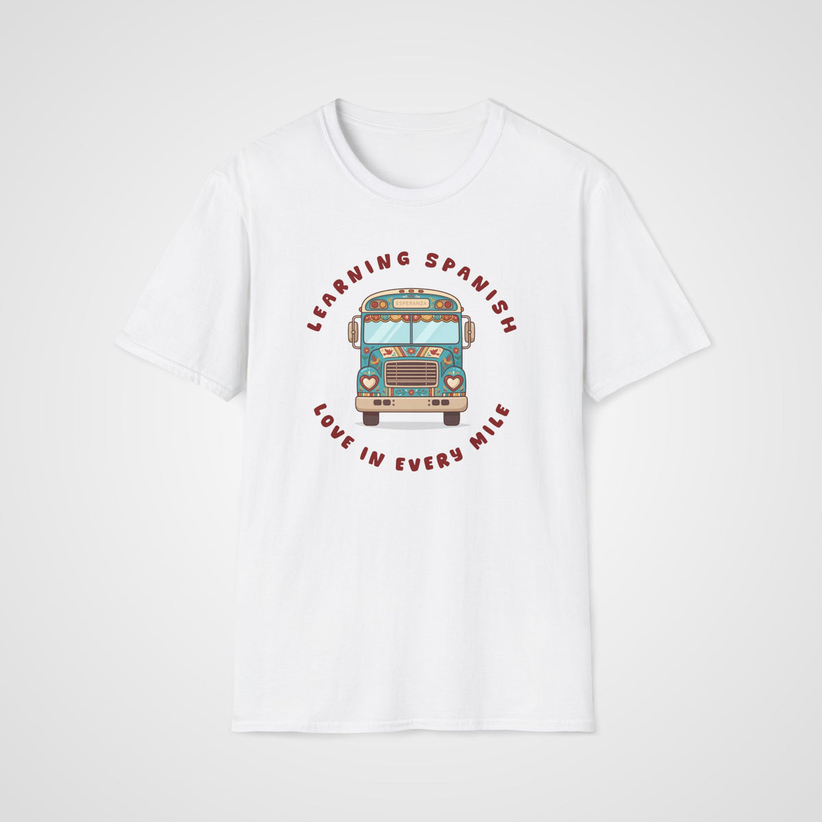 Love in Every Mile T-Shirt in White
