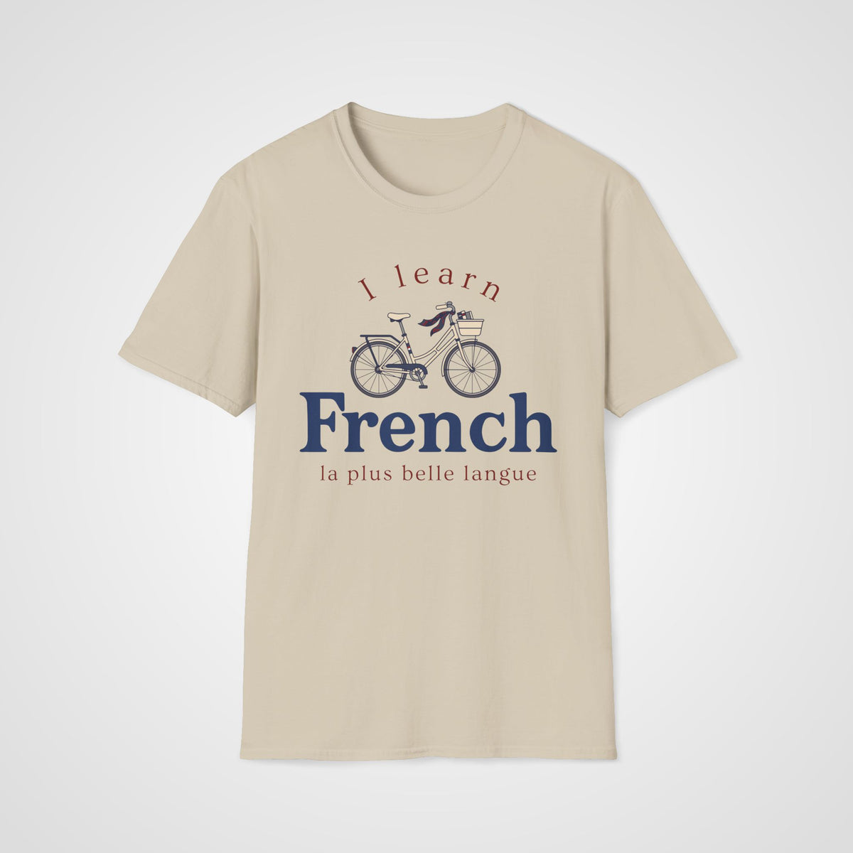 Beautiful Language T-Shirt in Sand
