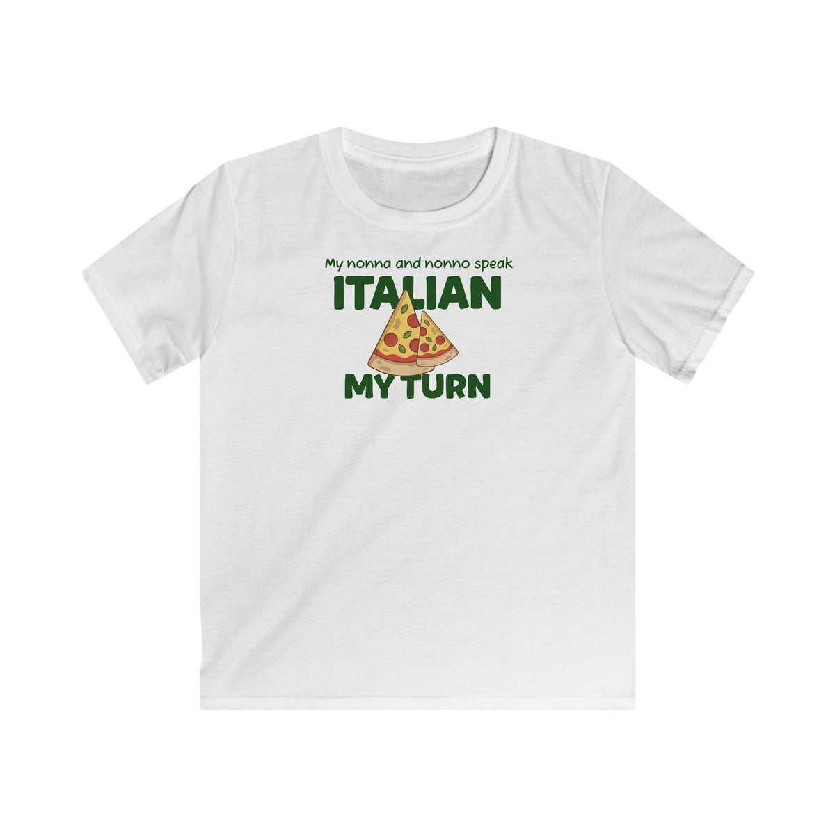 Nonna & Nonno Kids T-Shirt in White