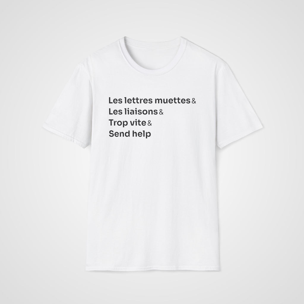 French Pronunciation T-Shirt in White