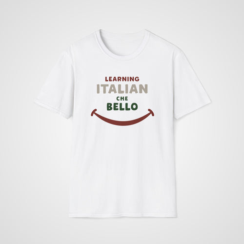 Che Bello Italian T-Shirt in White