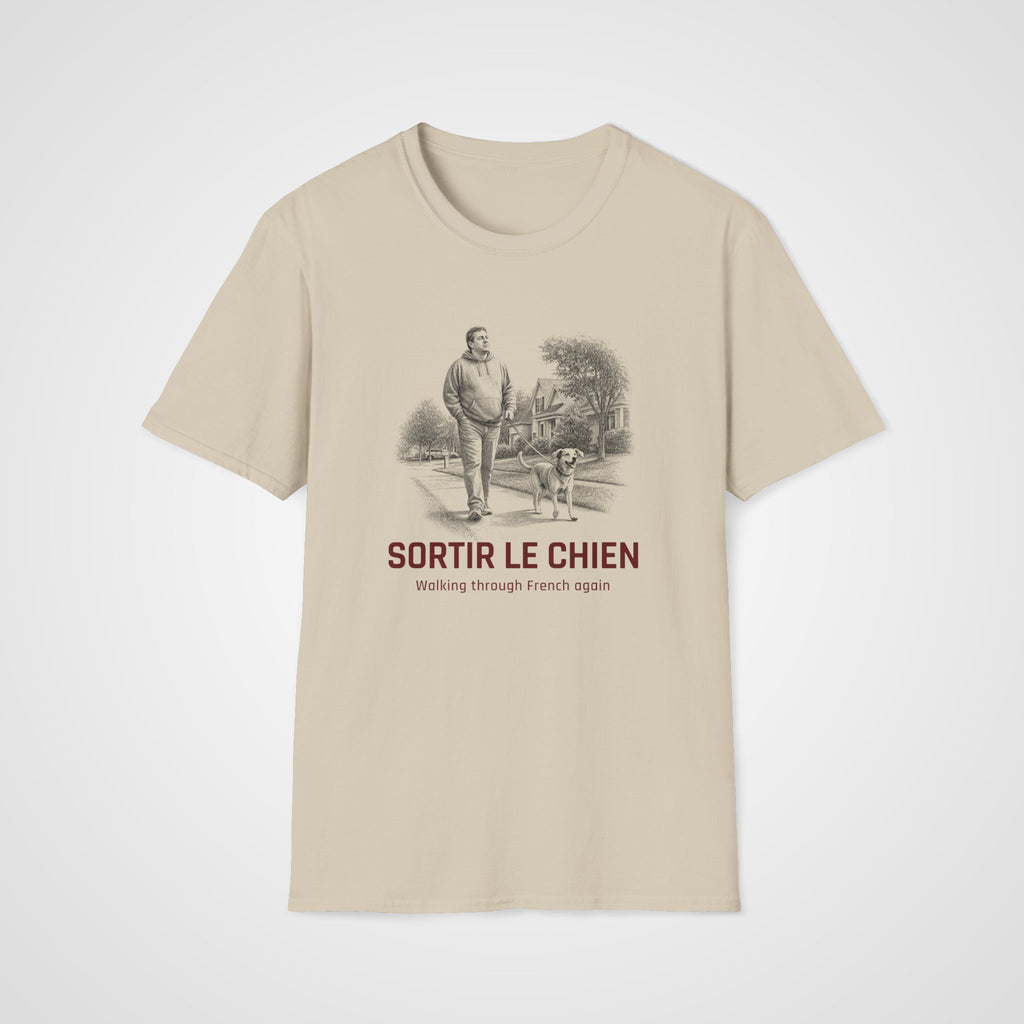 Sortir le Chien T-Shirt in Sand